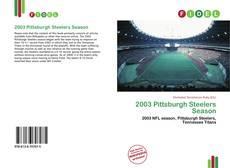 Portada del libro de 2003 Pittsburgh Steelers Season