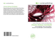 Couverture de Charles Dickson Archibald