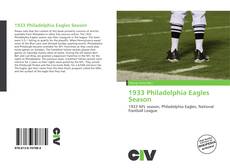 Portada del libro de 1933 Philadelphia Eagles Season