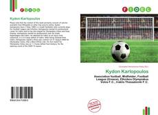 Portada del libro de Kydon Karlopoulos