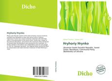 Bookcover of Hryhoriy Hrynko