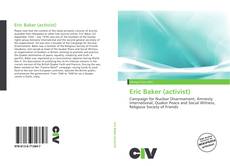 Portada del libro de Eric Baker (activist)