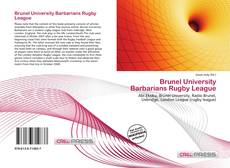 Couverture de Brunel University Barbarians Rugby League