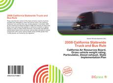 2008 California Statewide Truck and Bus Rule的封面