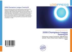 Bookcover of 2008 Champions League Twenty20