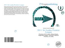 Обложка 2011 Sri Lanka Premier League