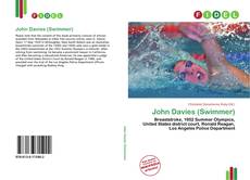 Portada del libro de John Davies (Swimmer)