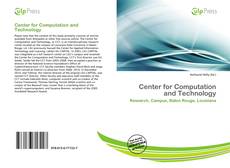 Bookcover of Center for Computation and Technology