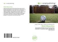 Borítókép a  Matt Moussilou - hoz