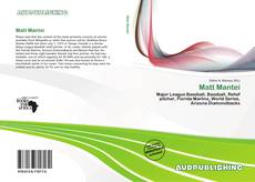 Bookcover of Matt Mantei