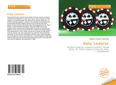 Bookcover of Katy Lederer