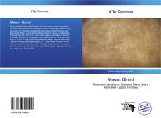 Capa do livro de Mount Ginini 