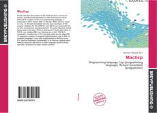 Copertina di Maclisp