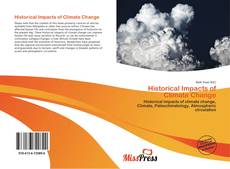 Buchcover von Historical Impacts of  Climate Change