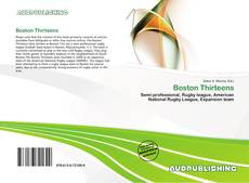 Copertina di Boston Thirteens