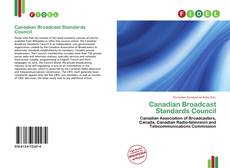 Bookcover of Canadian Broadcast Standards Council