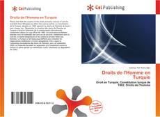 Buchcover von Droits de l'Homme en Turquie