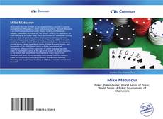 Capa do livro de Mike Matusow 