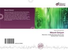 Mount Geryon kitap kapağı