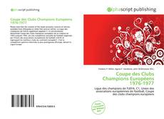Coupe des Clubs Champions Européens 1976-1977 kitap kapağı