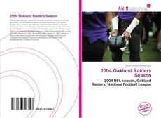 Capa do livro de 2004 Oakland Raiders Season 