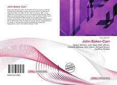 Couverture de John Baker-Carr