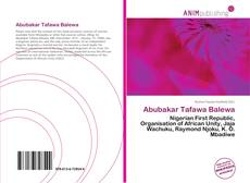 Portada del libro de Abubakar Tafawa Balewa