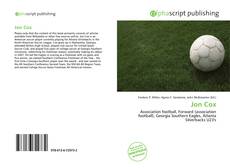 Jon Cox kitap kapağı