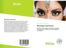 Bookcover of Musique Syrienne
