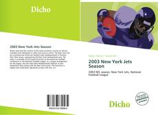 Bookcover of 2003 New York Jets Season