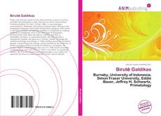 Capa do livro de Birutė Galdikas 