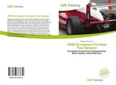 Bookcover of 1980 European Formula Two Season