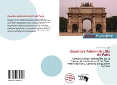 Portada del libro de Quartiers Administratifs de Paris