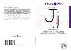 Capa do livro de Karakalpak Language 