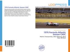 Capa do livro de 1976 Formula Atlantic Season CASC 