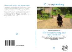 Обложка Motorcycle testing and measurement