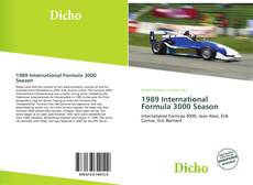 Portada del libro de 1989 International Formula 3000 Season
