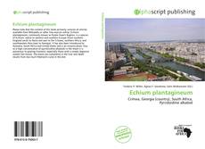Bookcover of Echium plantagineum