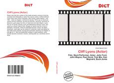 Couverture de Cliff Lyons (Actor)