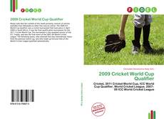 Portada del libro de 2009 Cricket World Cup Qualifier