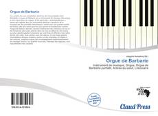 Bookcover of Orgue de Barbarie