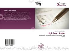 Bookcover of High Court Judge