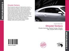 Chrysler Centura kitap kapağı