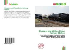 Portada del libro de Chappel and Wakes Colne Railway Station