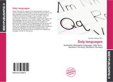 Copertina di Daly languages