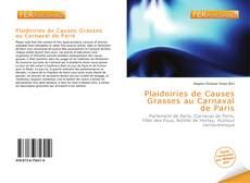 Plaidoiries de Causes Grasses au Carnaval de Paris的封面