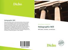 Portada del libro de Holographic Will