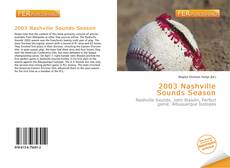 2003 Nashville Sounds Season的封面