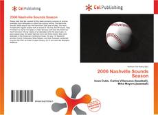 Buchcover von 2006 Nashville Sounds Season