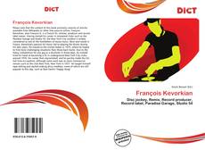 Couverture de François Kevorkian